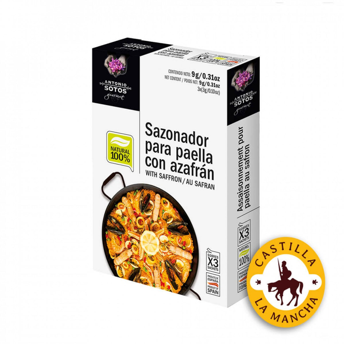Paella Seasoning with Saffron 9g (3x3g)