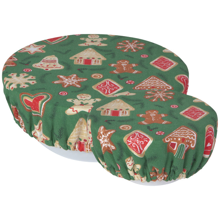 Christmas Cookies Bowl Covers Set of 2 – Holiday Décor gift Montreal Villeray Urban Palate
