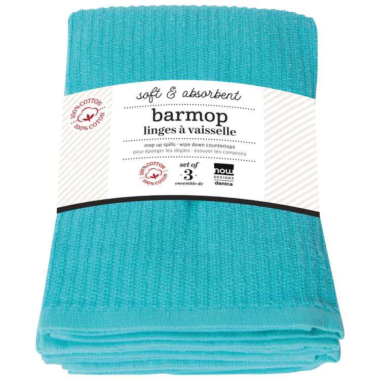 Barmop Bali Blue Dishtowel Set of 3 – Kitchen Linens gift Montreal Villeray Urban Palate