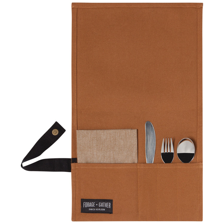 Forage and Gather On the Go Cutlery - Brown – Tableware gift Montreal Villeray Urban Palate