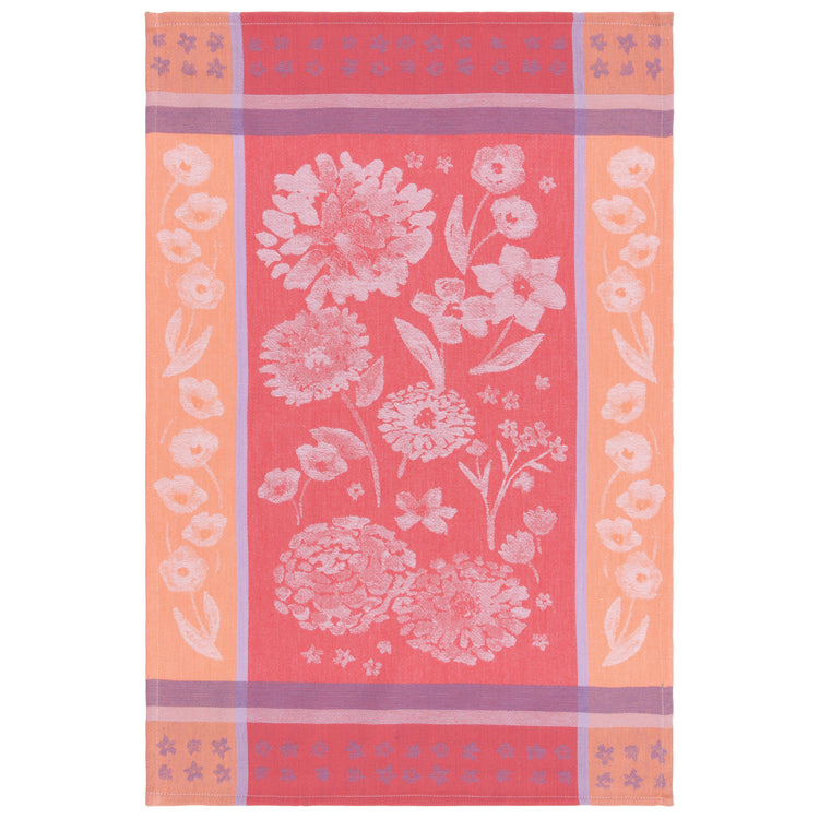 Cottage Floral Jacquard Dishtowel – Kitchen Linens gift Montreal Villeray Urban Palate