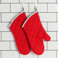 Flameguard Red Oven Mitt 13 inch