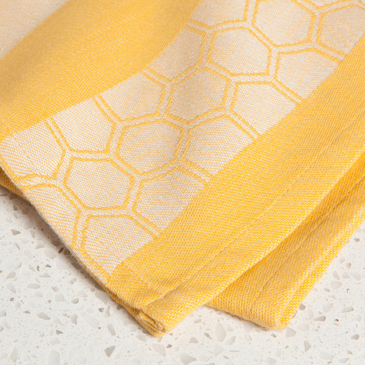 Honeybee Jacquard Dishtowel – Kitchen Linens gift Montreal Villeray Urban Palate