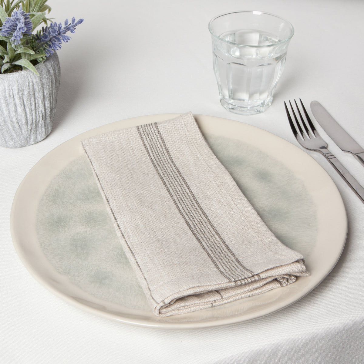 Shadow Maison Stripe Linen Napkins Set of 4 – Kitchen Linens gift Montreal Villeray Urban Palate