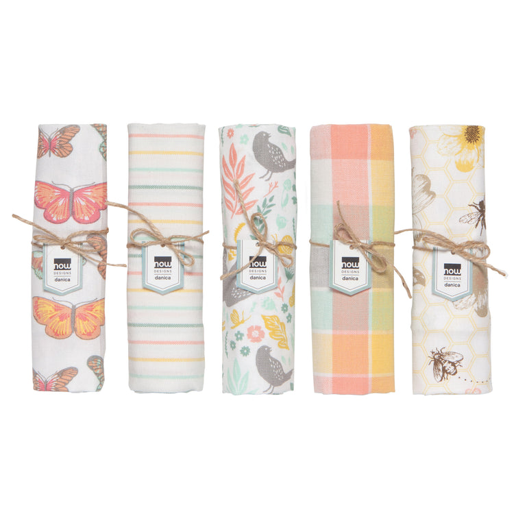 Dish towel - Bees & Butterflies Theme