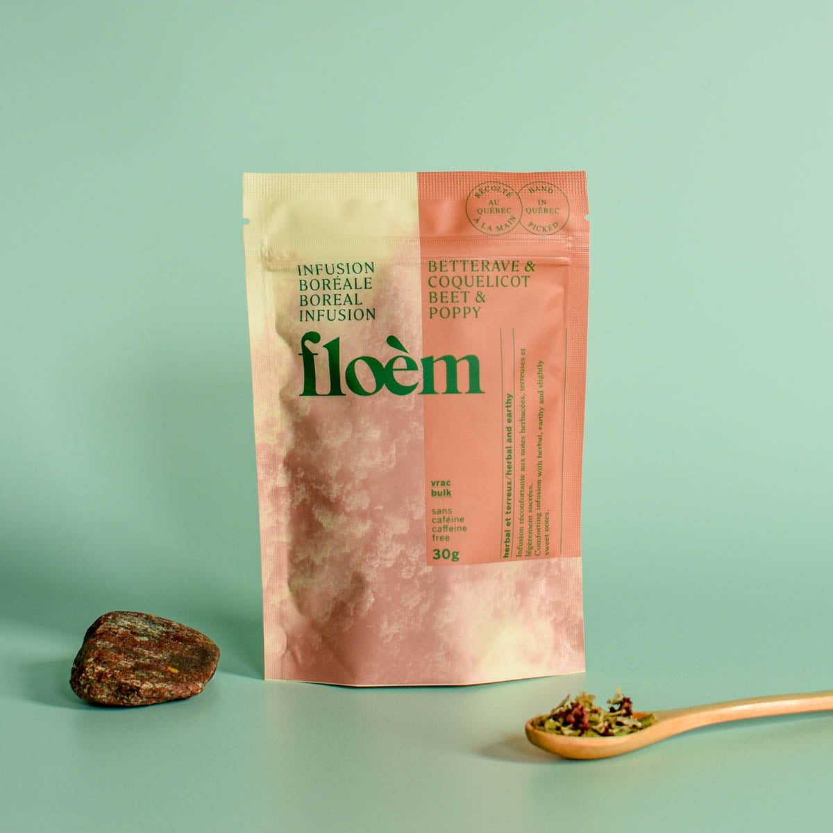 Beet & Poppy Herbal Tea 30g – Gifts & Kitchen Accessories gift Montreal Villeray Urban Palate