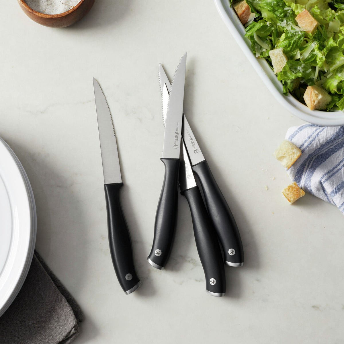 Forged Elite Steak Knife Set - 4 Pieces – Tableware gift Montreal Villeray Urban Palate