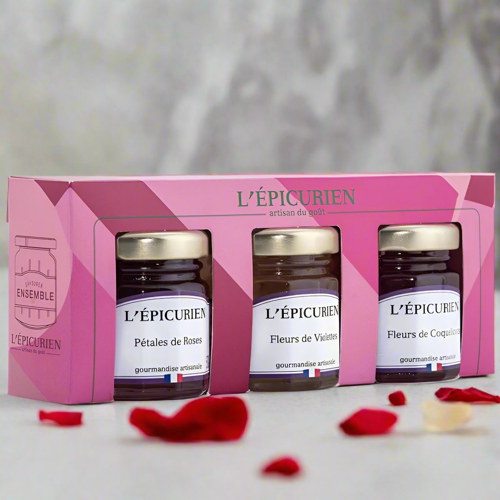 Flower Jelly Reglette - À La Folie, Passionately (3 x 45ml) – Gift Set cadeau Montréal Villeray Papille Urbaine