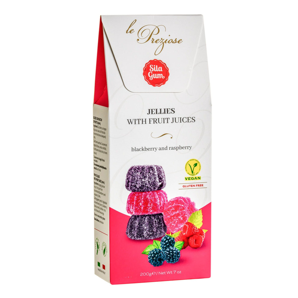 Le Preziose Blackberry & Raspberry Italian fruit jellies 200g – Holiday Décor cadeau Montréal Villeray Papille Urbaine
