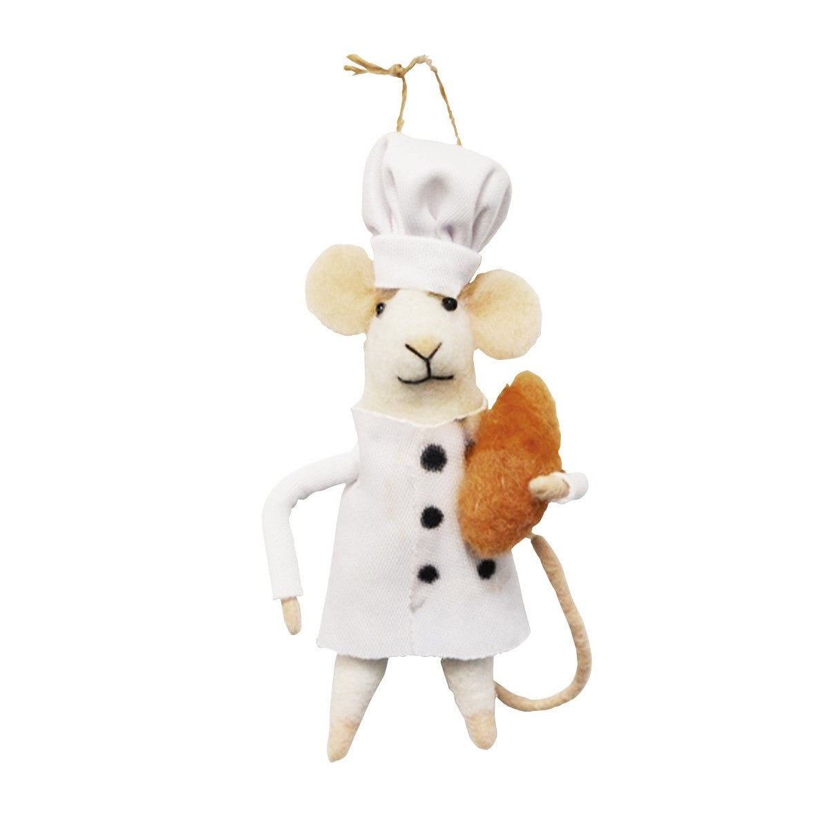 Felt Mouse Baker Ornament – Holiday Décor gift Montreal Villeray Urban Palate