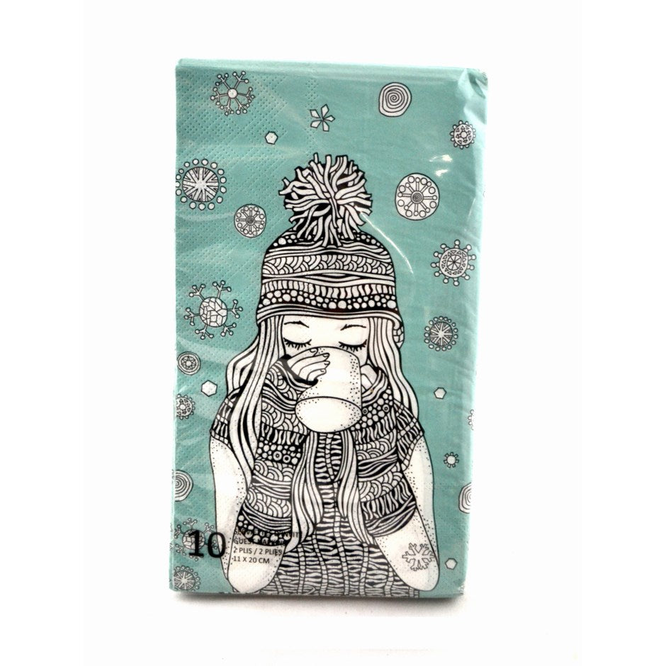 Napkins Hot Chocolate 10 Pack – Holiday Décor gift Montreal Villeray Urban Palate