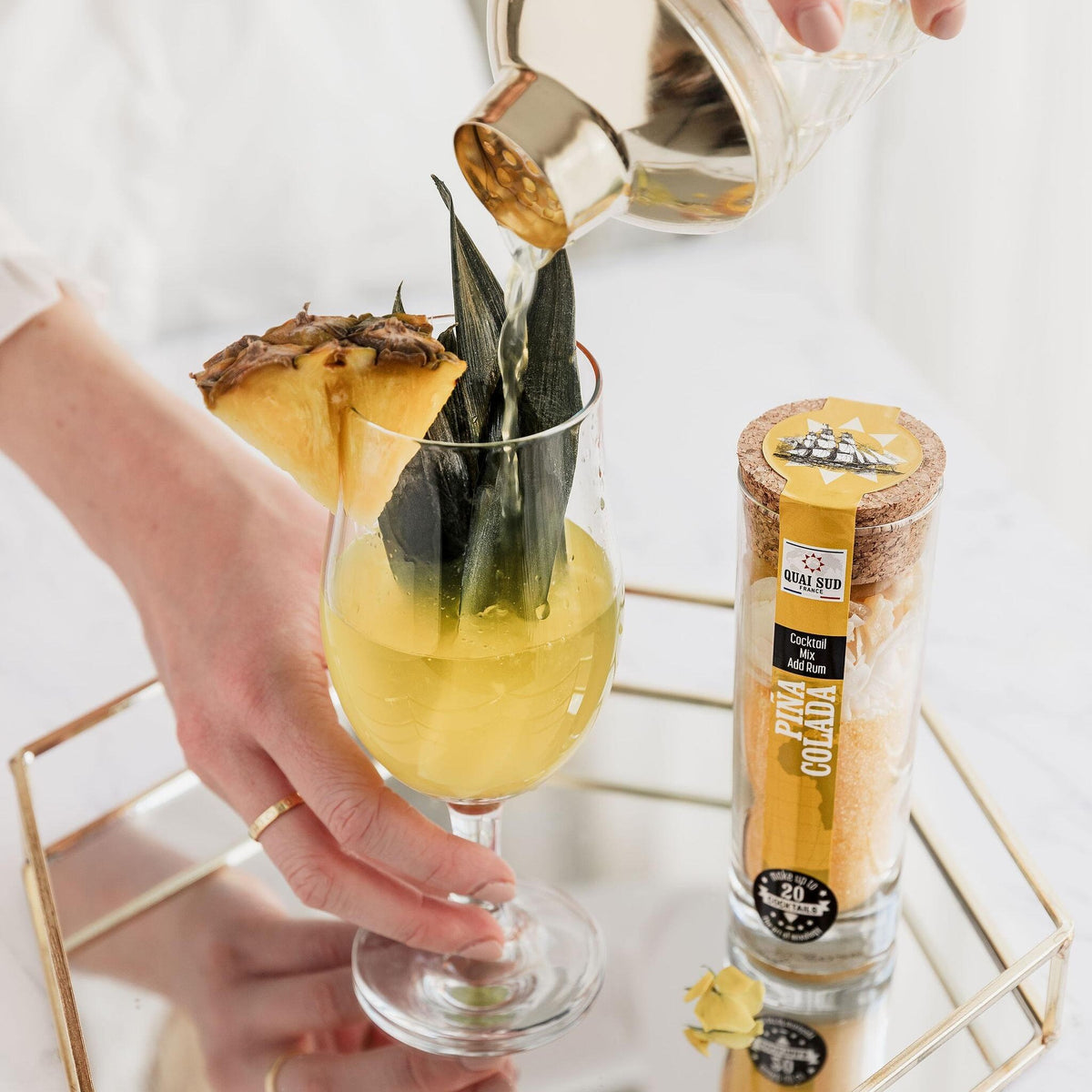 Pina Colada Cocktail Mix – Gift Set gift Montreal Villeray Urban Palate