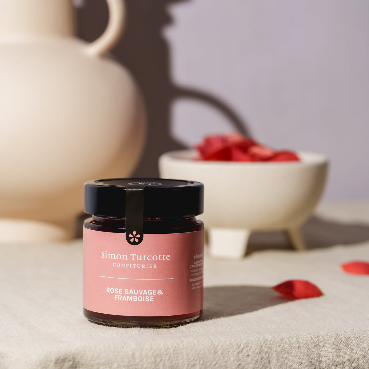 Wild Rose and Raspberry Jelly 212ml – Gifts & Kitchen Accessories gift Montreal Villeray Urban Palate