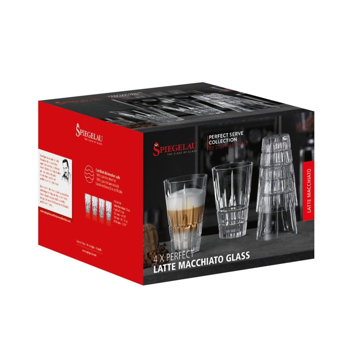 Set of 4 Perfect Serve Macchiato Glasses – Drinkware gift Montreal Villeray Urban Palate