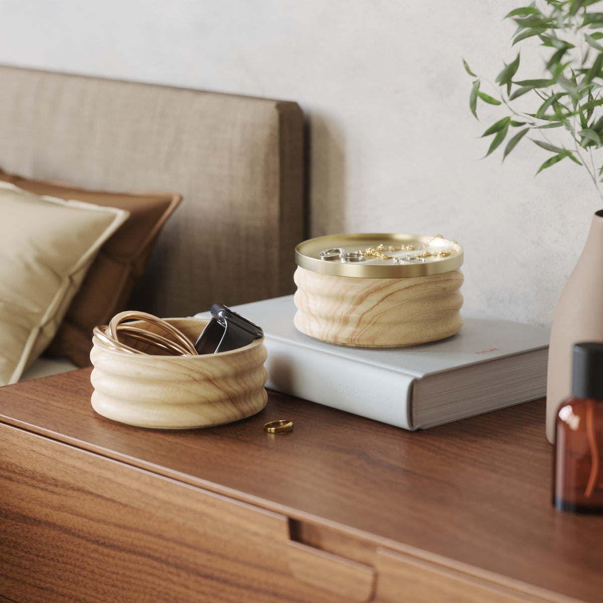 Tesora Wood Storage Box – Home Décor gift Montreal Villeray Urban Palate