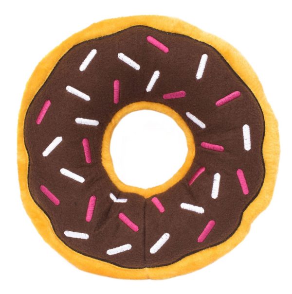 Jumbo Chocolate Donutz Plush Dog Toy – Gifts & Kitchen Accessories gift Montreal Villeray Urban Palate