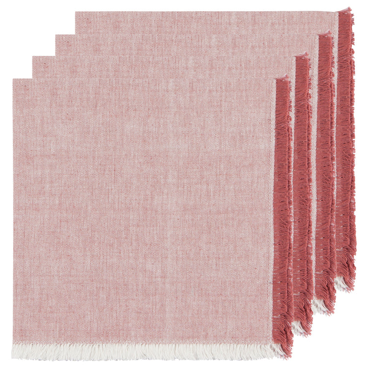Canyon Rose Chambray Napkins Set of 4 – Kitchen Linens gift Montreal Villeray Urban Palate