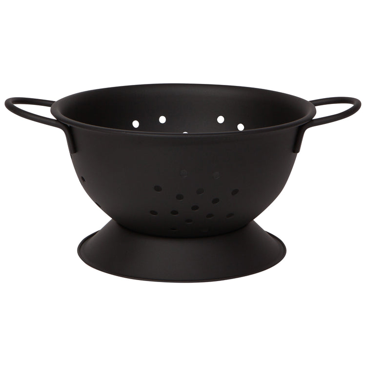 Matte Steel Black Colander Small – Gifts & Kitchen Accessories gift Montreal Villeray Urban Palate