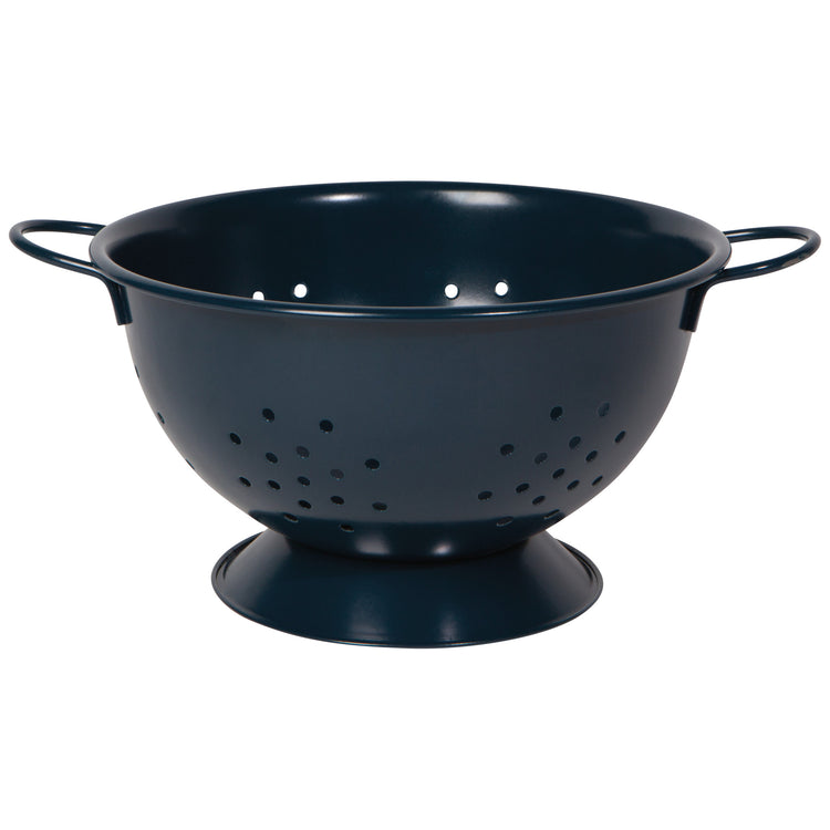 Matte Steel Ink Blue Colander – Gifts & Kitchen Accessories gift Montreal Villeray Urban Palate