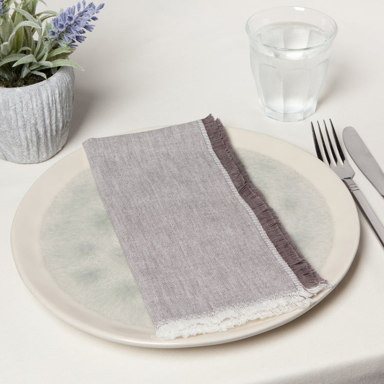 Shadow Chambray Napkins Set of 4 – Kitchen Linens gift Montreal Villeray Urban Palate