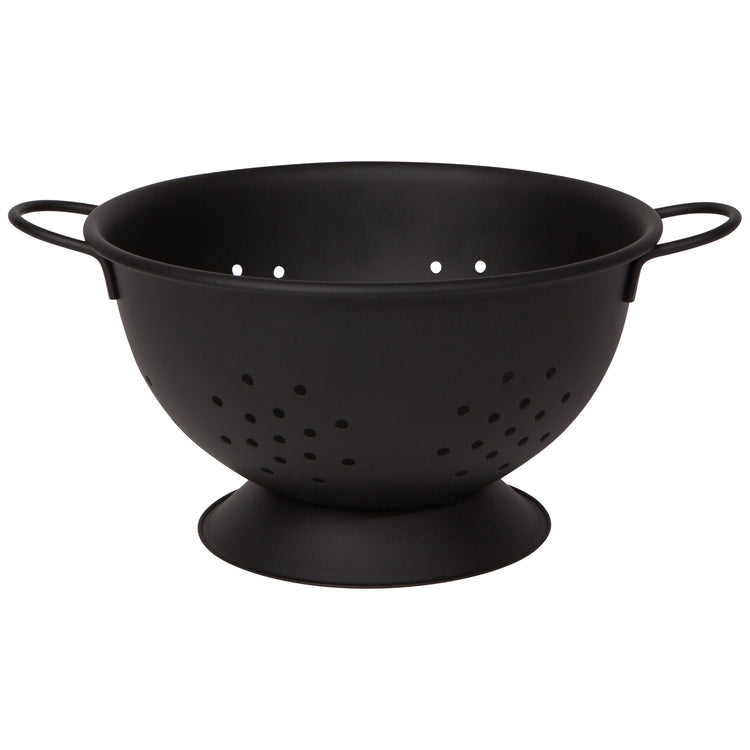Matte Steel Black Colander – Gifts & Kitchen Accessories gift Montreal Villeray Urban Palate