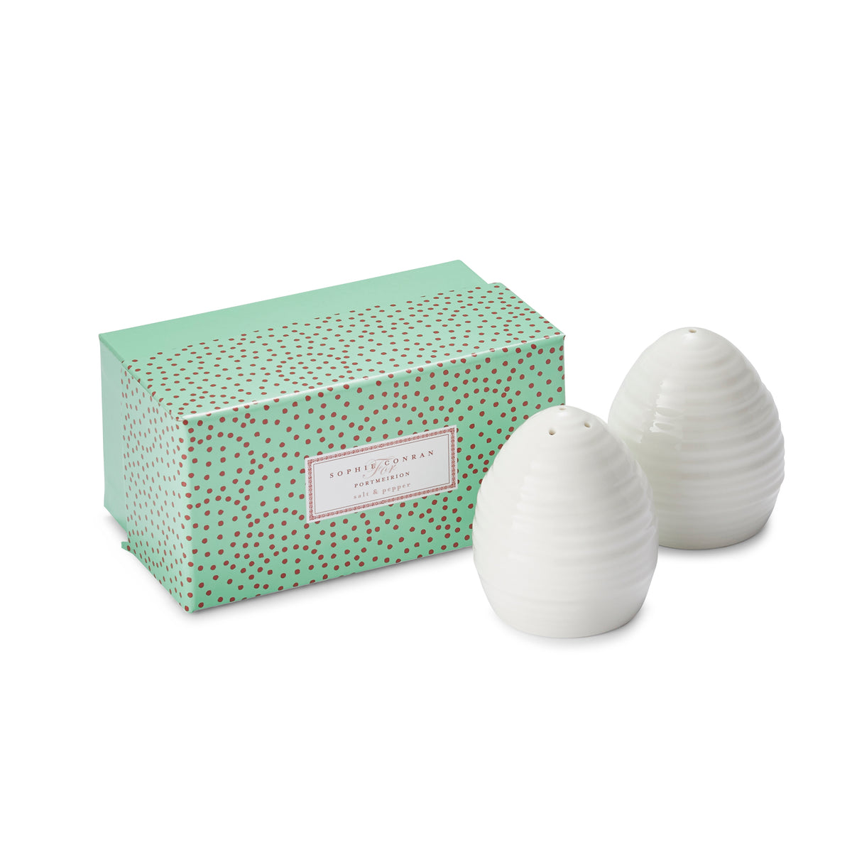 Sophie Conran White Salt and Pepper Set – Tableware gift Montreal Villeray Urban Palate