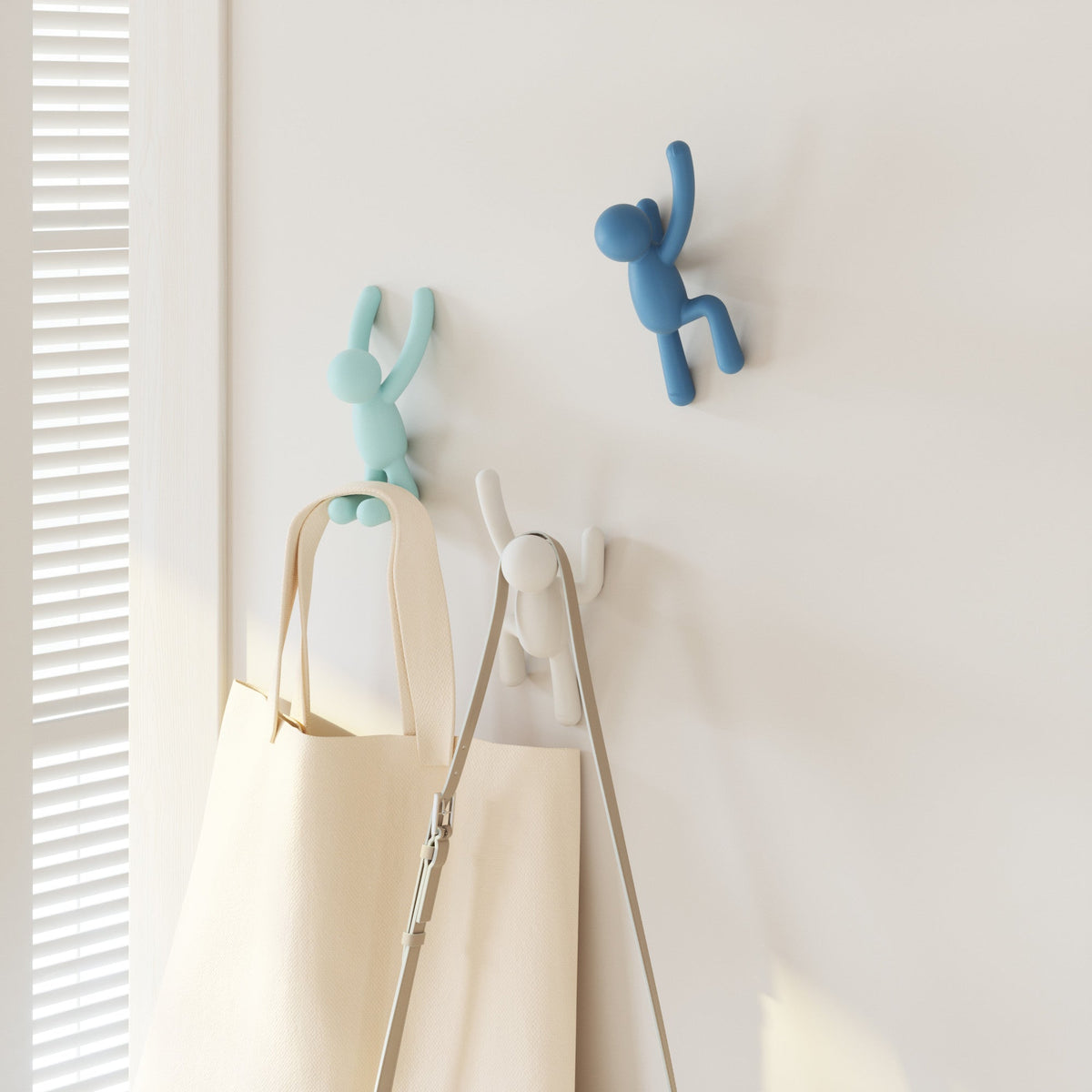 Buddy Wall Hooks - Set of 3 - Assorted – Home Décor gift Montreal Villeray Urban Palate
