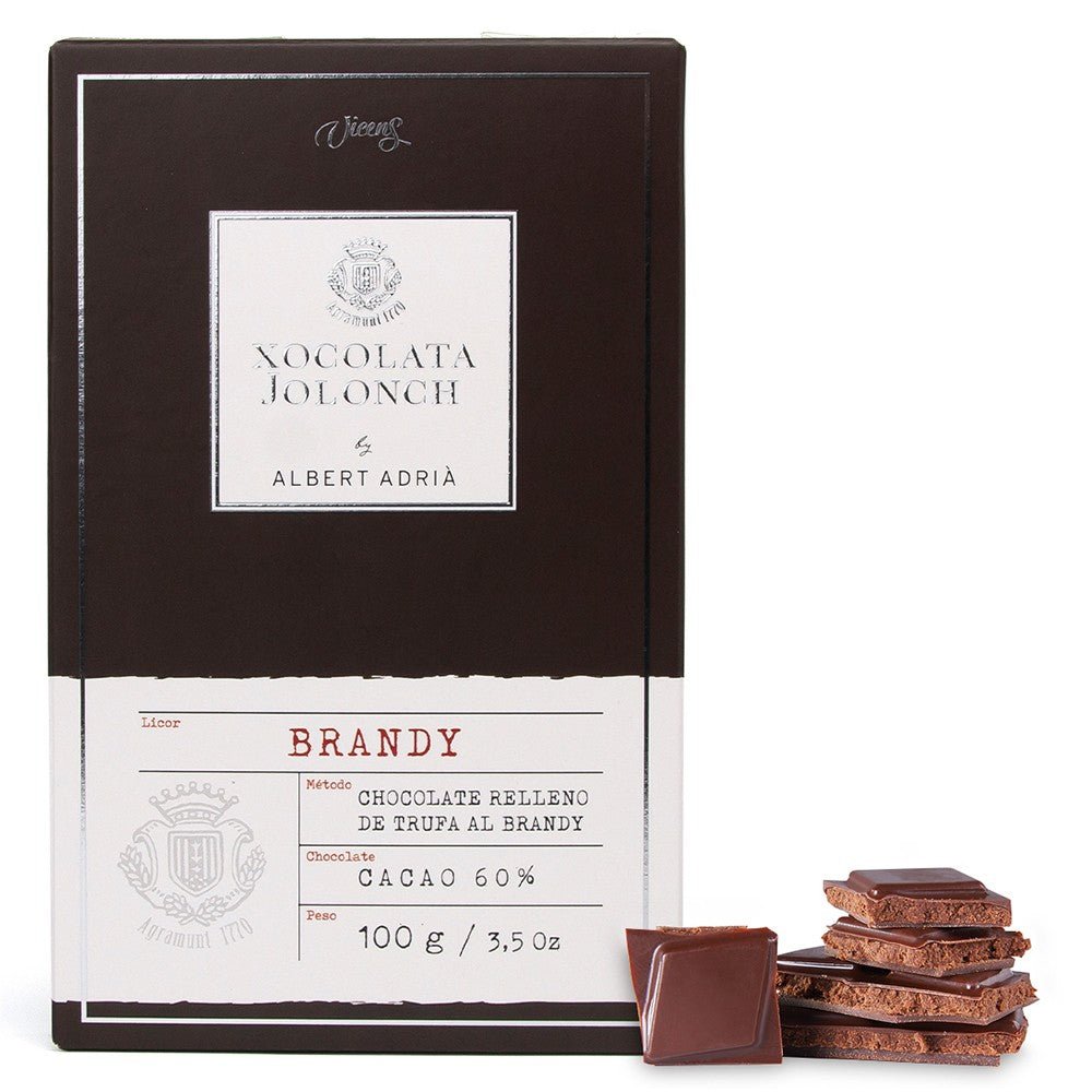 Dark Chocolate with Truffle Brandy by Albert Adrià 100g – Holiday Décor gift Montreal Villeray Urban Palate