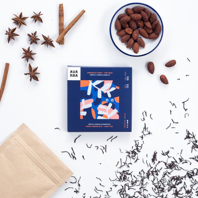 Dark Chocolate Chai 70% 60g – Gift Set gift Montreal Villeray Urban Palate