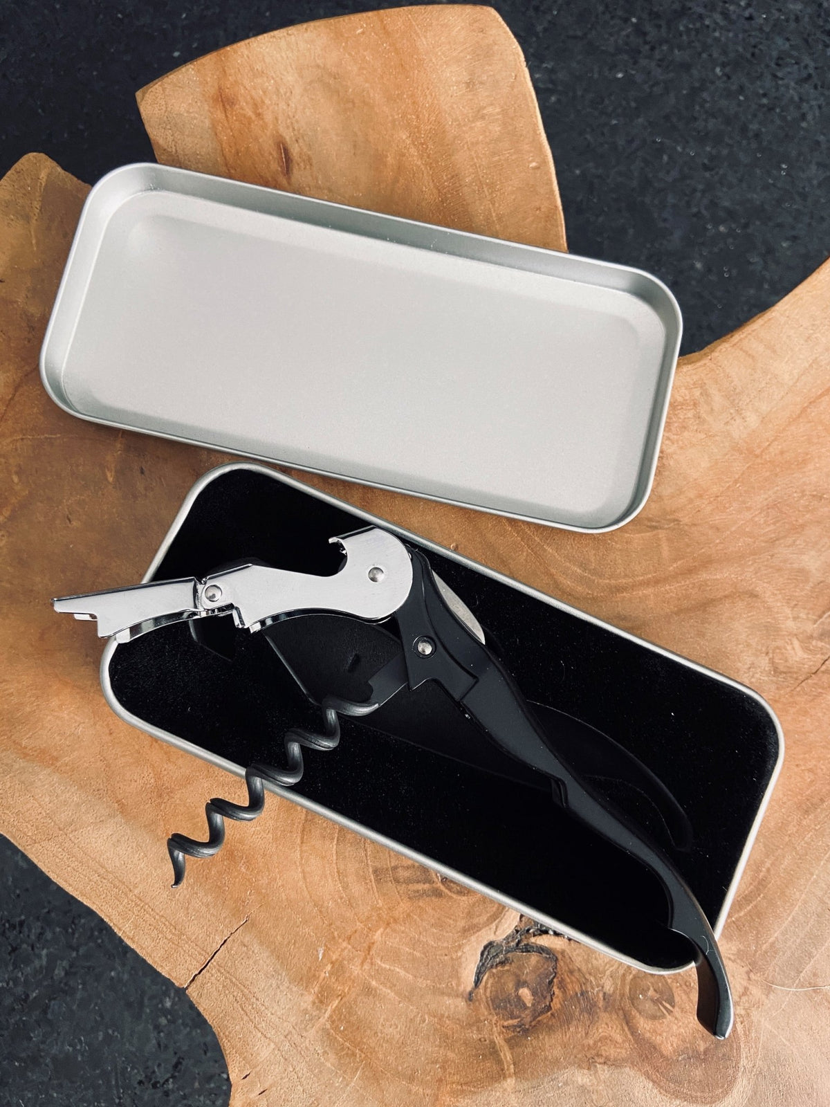 Prestige Double Lever Wine Bottle Opener Gift Box - Black – Gift Set gift Montreal Villeray Urban Palate