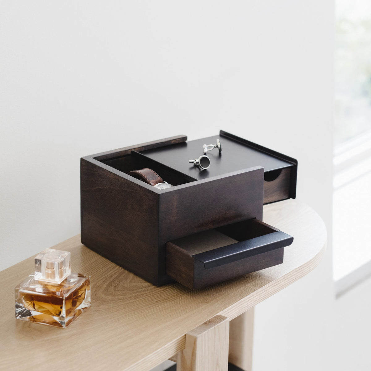 Stowit Storage Box Black-Walnut – Home Décor gift Montreal Villeray Urban Palate
