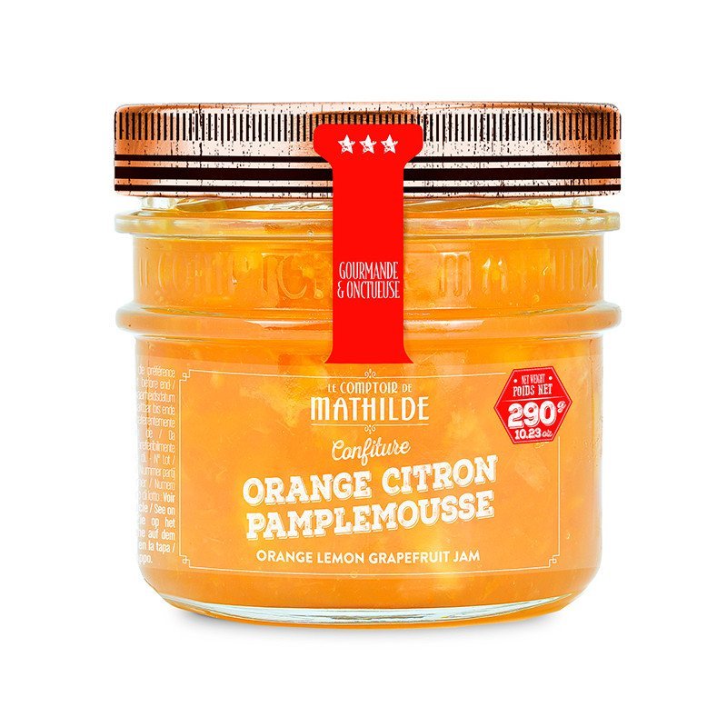 Orange, Lemon, Grapefruit Jam 290g – Gifts & Kitchen Accessories gift Montreal Villeray Urban Palate