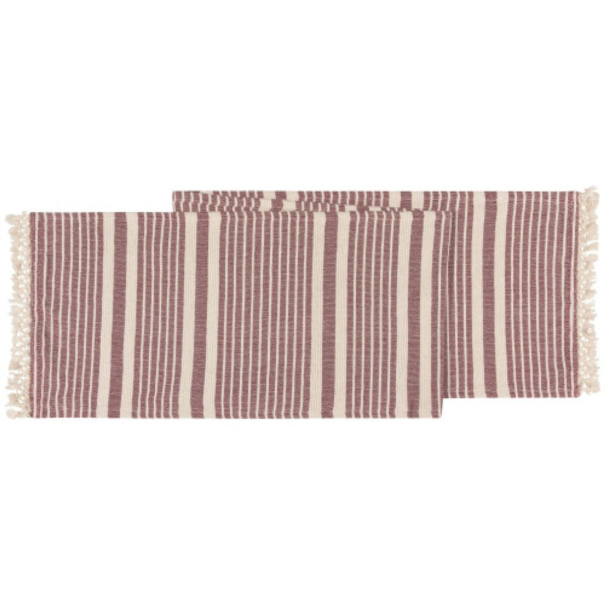 Table Runner Piper Heirloom Wine 13" x 72" – Kitchen Linens gift Montreal Villeray Urban Palate
