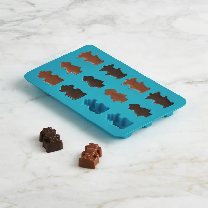 Set of 2 Chocolate Molds - Robots – Gift Set gift Montreal Villeray Urban Palate