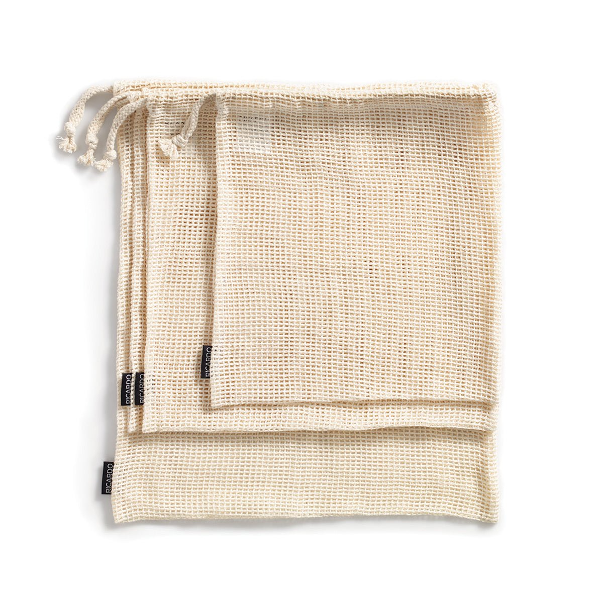 Set of 4 Reusable Cotton Fruit and Vegetable Bags – Gift Set gift Montreal Villeray Urban Palate