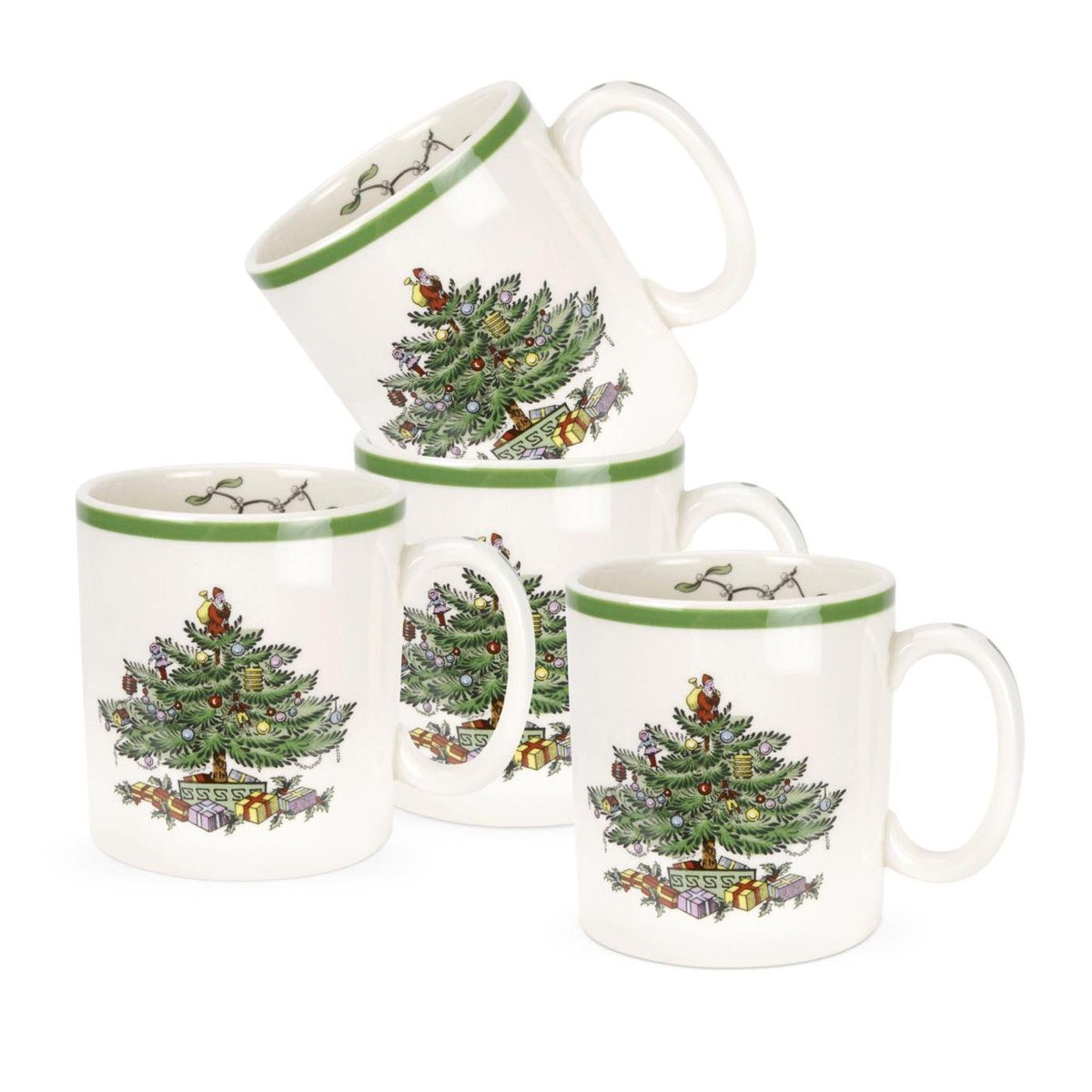 Christmas Tree Mug - Set of Four – Tableware gift Montreal Villeray Urban Palate