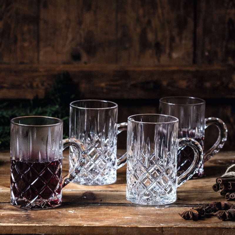 Set of 4 Noblesse Hot Beverage Glasses – Drinkware gift Montreal Villeray Urban Palate