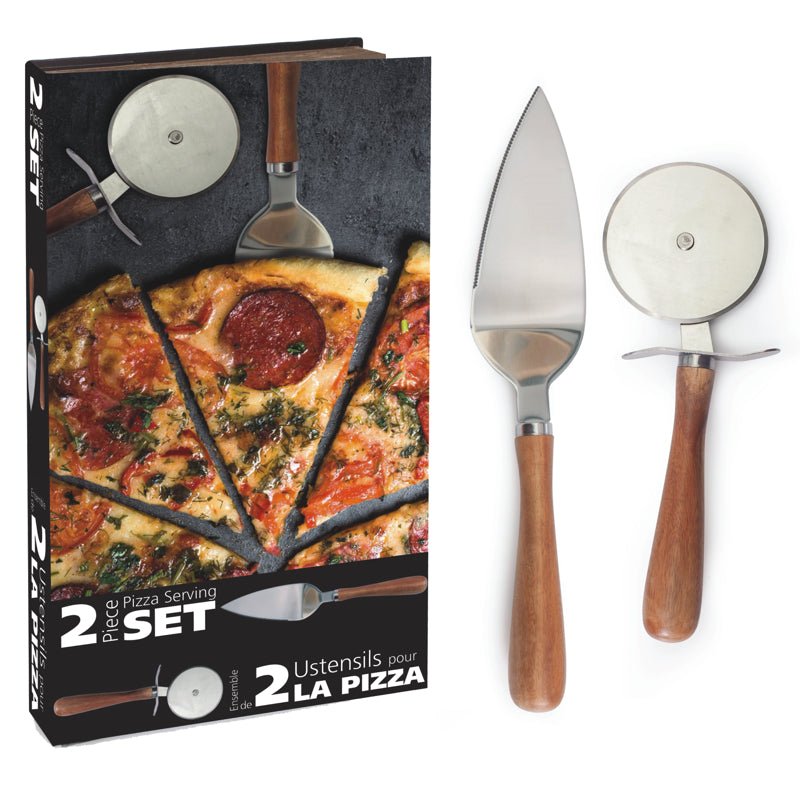 Acacia Pizza Serving Set – Gift Set gift Montreal Villeray Urban Palate