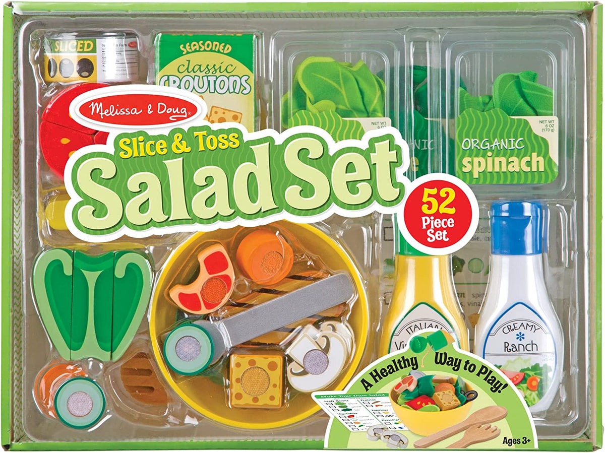 Salad Set Playset - 52 pieces – Holiday Décor gift Montreal Villeray Urban Palate