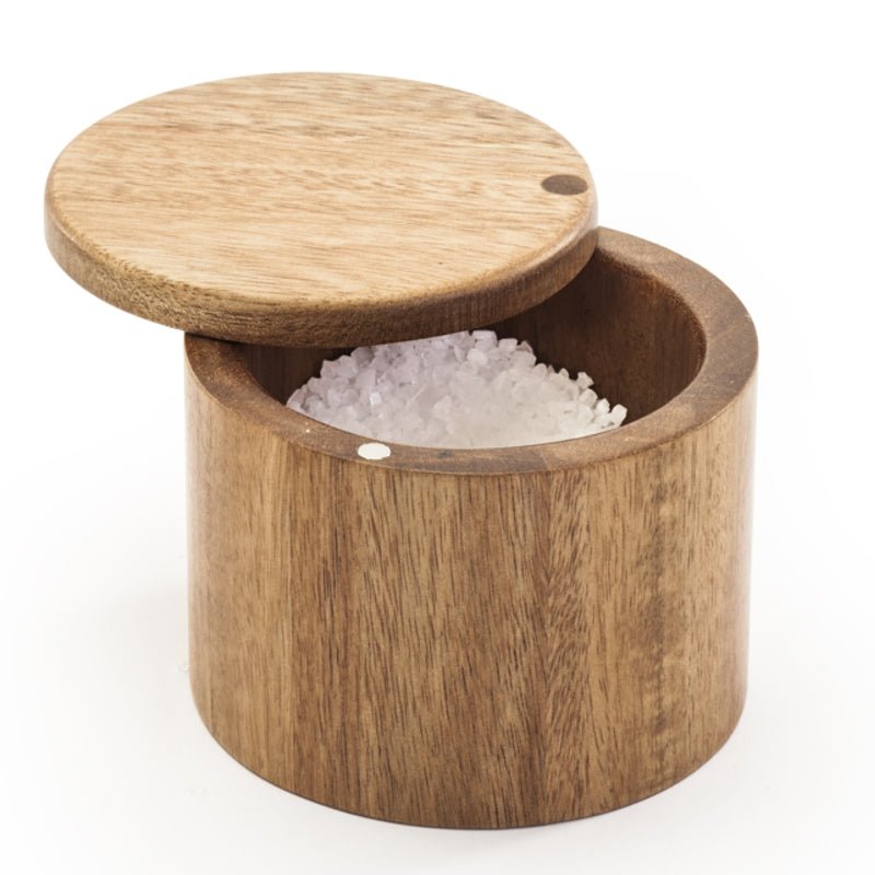 Acacia Salt Keeper – Gifts & Kitchen Accessories gift Montreal Villeray Urban Palate