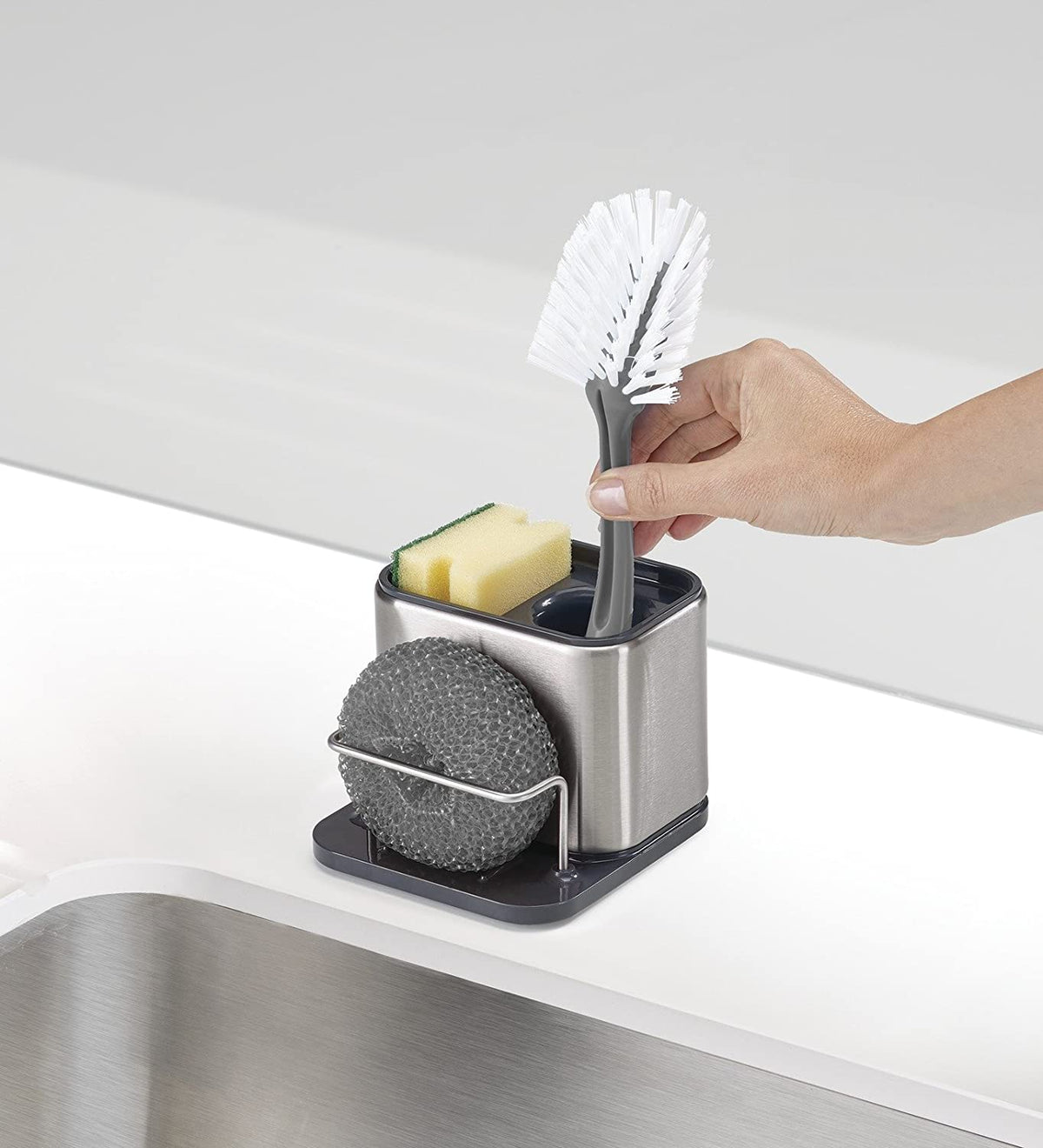 Small Stainless Steel Sink Tidy – Gifts & Kitchen Accessories gift Montreal Villeray Urban Palate