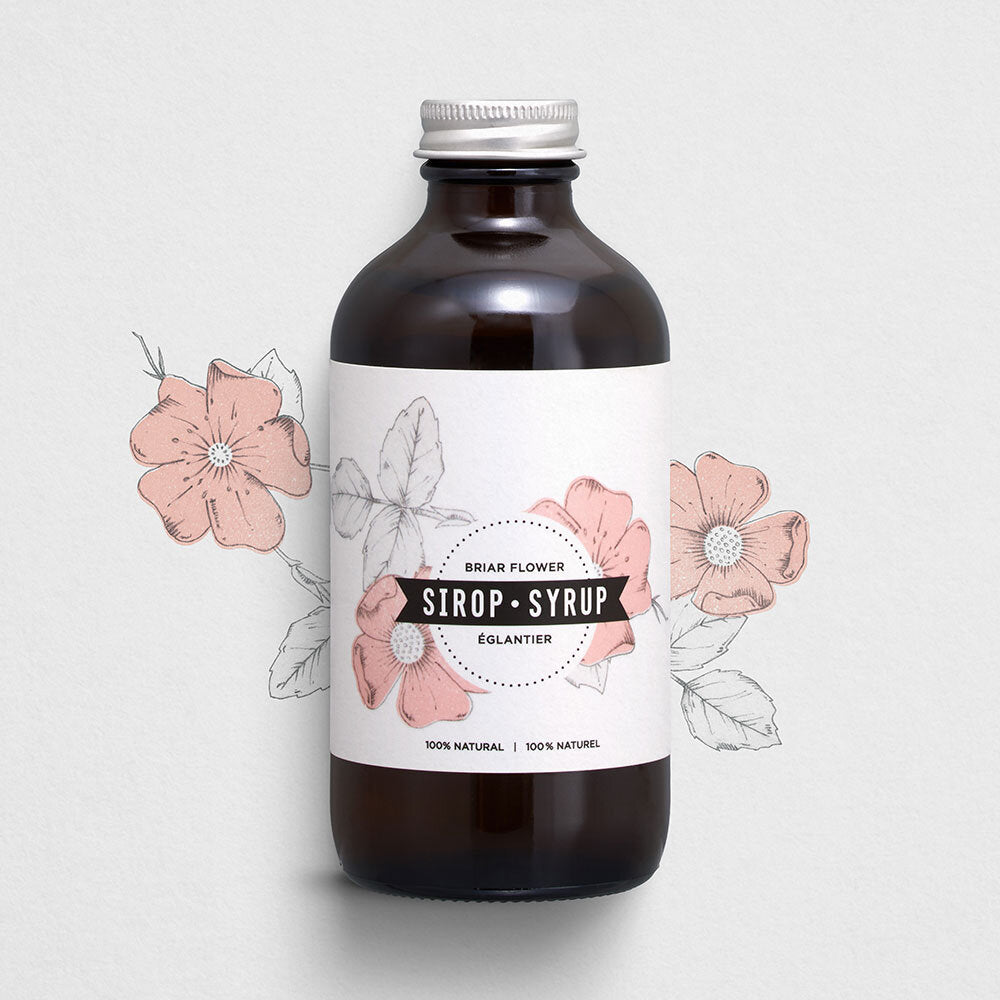 Briar Flower Syrup 235ml – Gifts & Kitchen Accessories gift Montreal Villeray Urban Palate