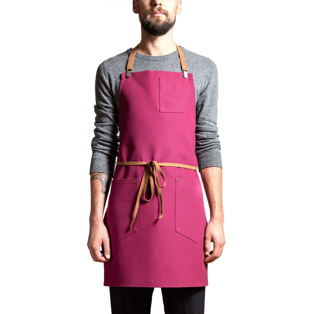 Patrizio Apron - Bordeaux – Kitchen Linens gift Montreal Villeray Urban Palate
