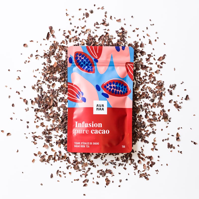 Cacao Husk Tea Pure 75g – Gifts & Kitchen Accessories gift Montreal Villeray Urban Palate