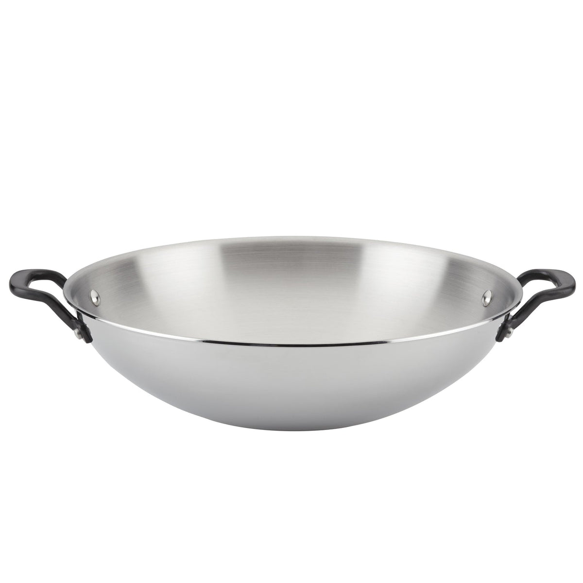 5-Ply Clad Stainless Steel Wok, 15-Inch, Polished Stainless Steel – Gifts & Kitchen Accessories gift Montreal Villeray Urban Palate