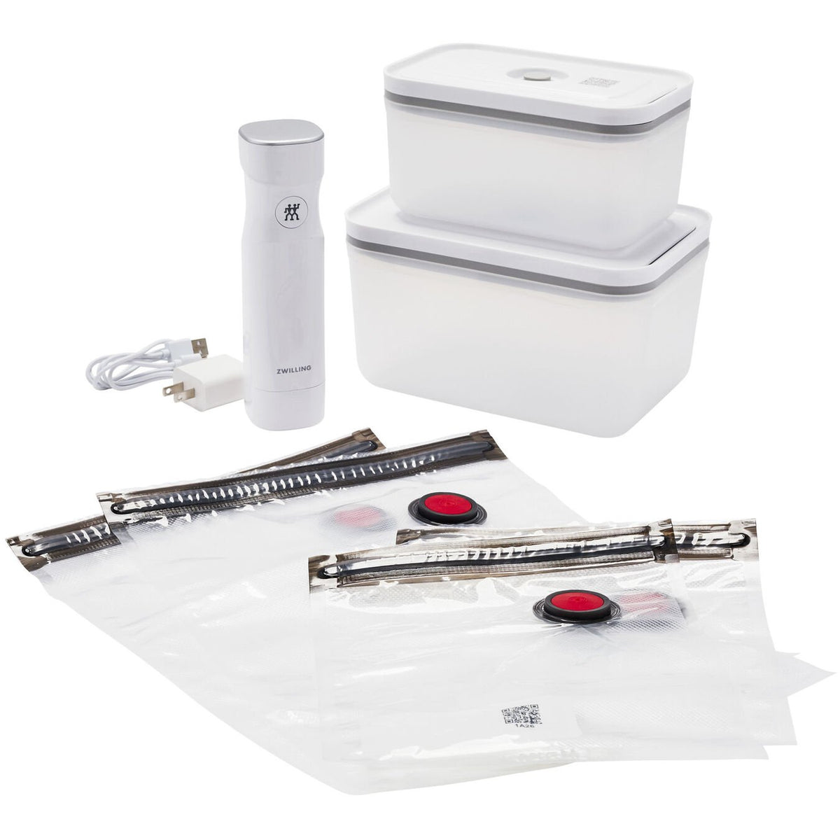 ZWILLING FRESH & SAVE Glass / Medium / Large Vacuum Starter Set, 7 Pieces – Drinkware gift Montreal Villeray Urban Palate