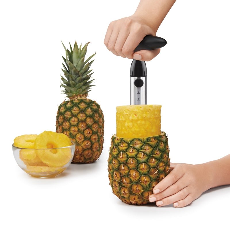Cutting a Pineapple