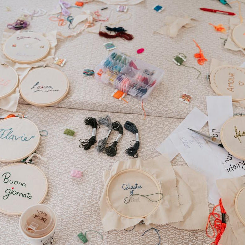 Atelier créatif : Broderie main moderne