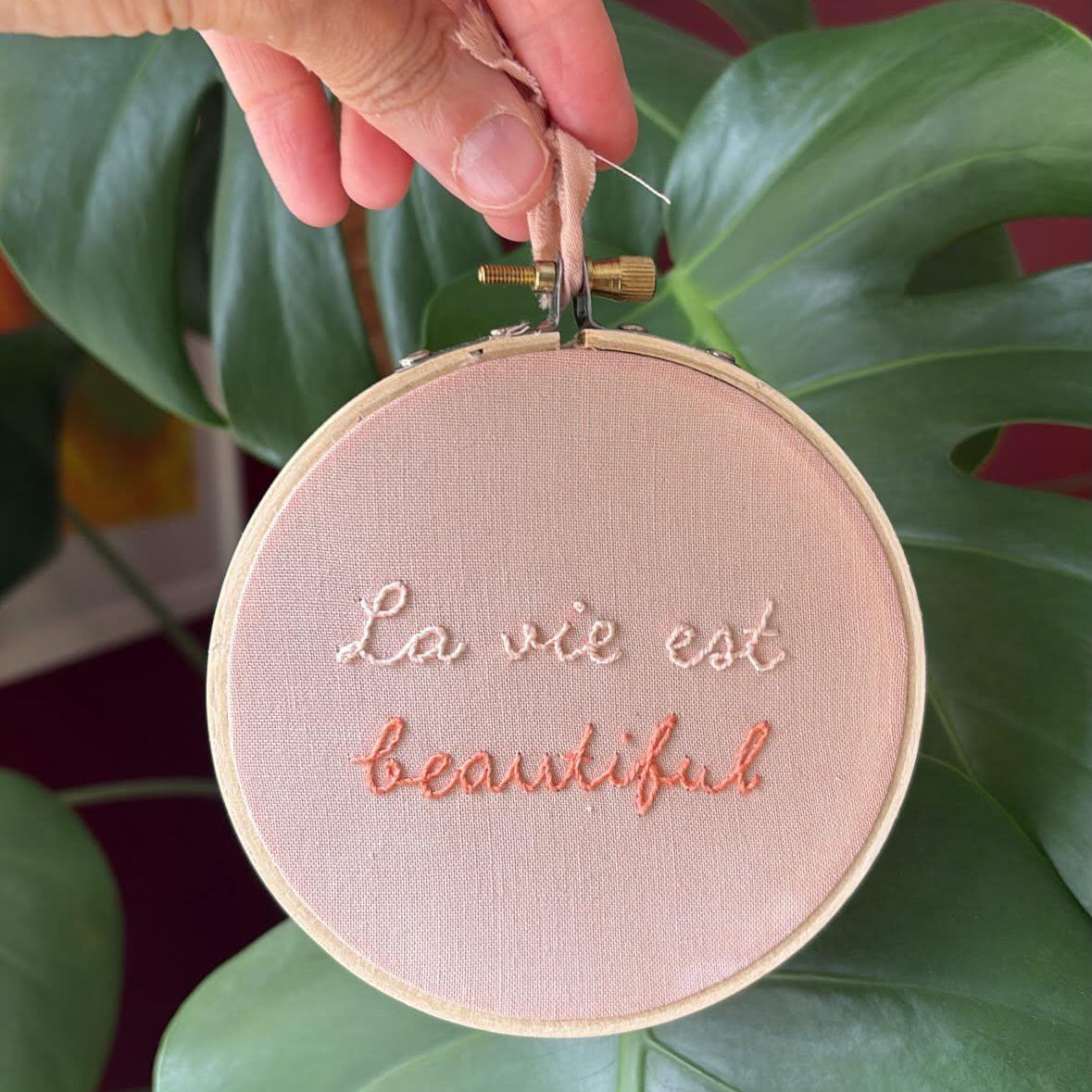 Atelier créatif : Broderie main moderne