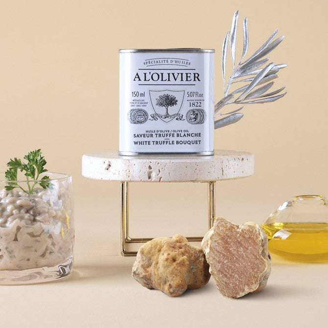 Huile d'olive aromatique saveur de truffe blanche 150ml